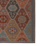 Modern Style Flat Woven Wool Rug