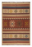 Kilim Style Hand Woven Jute Rug