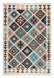 Art kilim style flat woven woollen durrie rug