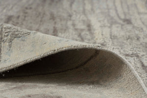 Modern Style Hand Knotted Wool Viscose Carpet