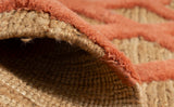 Kilim Style Hand Woven Wool Jute Rug
