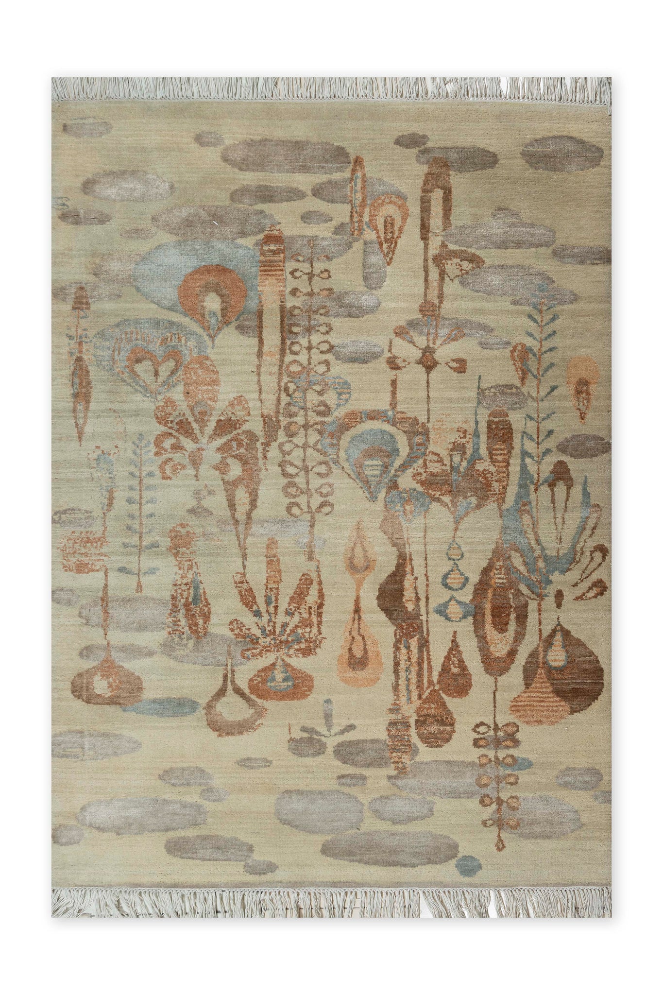 Hand Knotted wool modern carpet