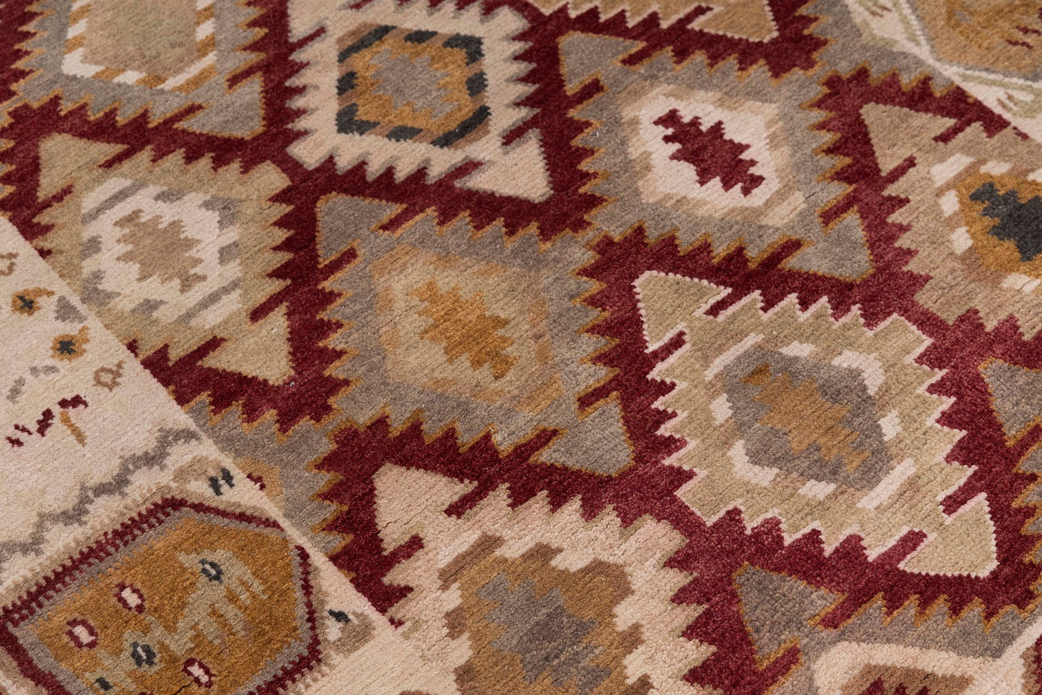 Hand Knotted Tribal Design Carpet