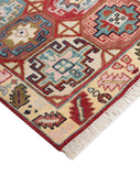 Hand Knotted Kazak Tribal Design Carpet
