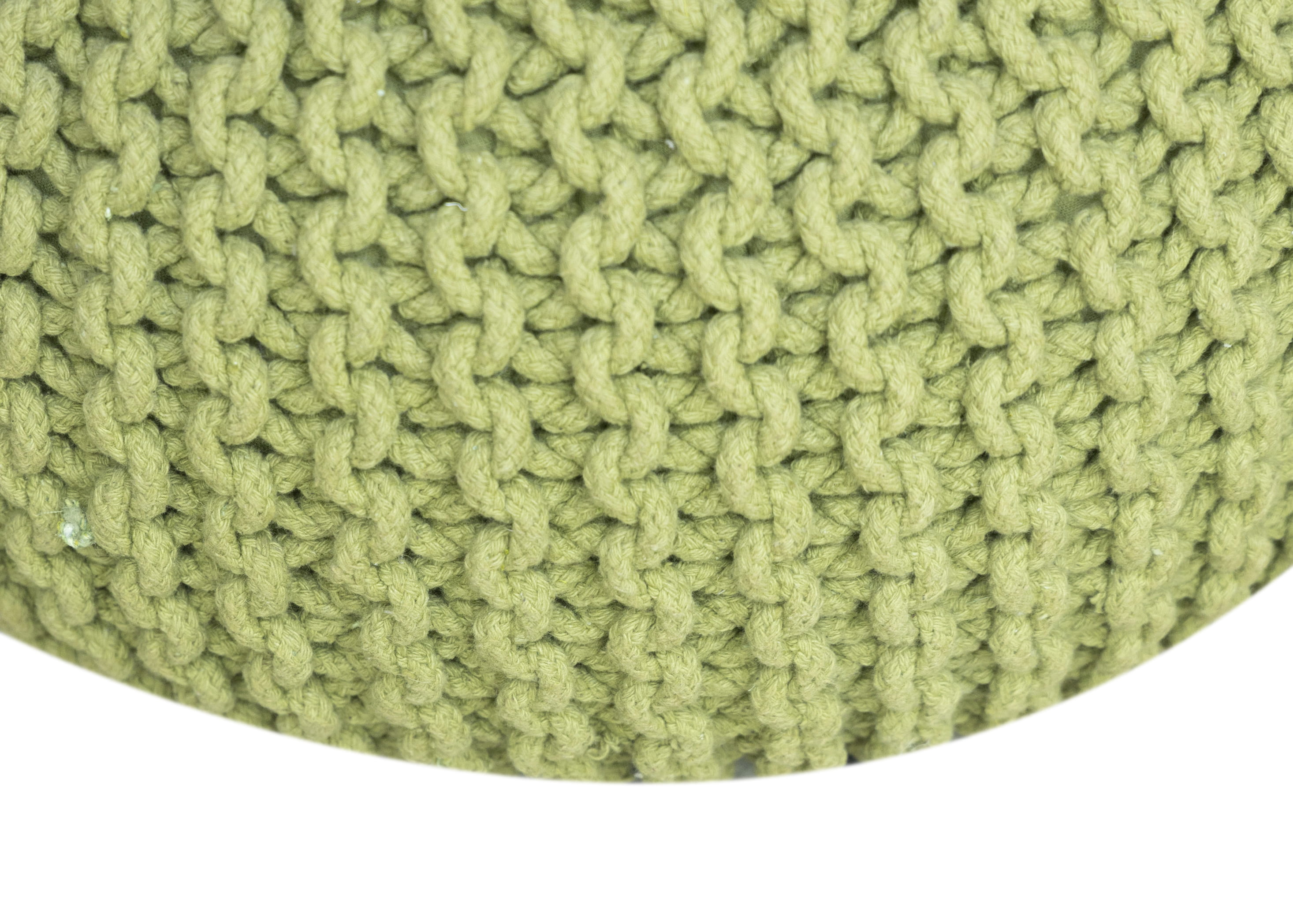 Cotton Bean Bag Pouf