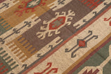 Kilim Style Hand Woven Jute Rug