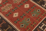Kilim Style Hand Woven Jute Rug