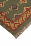 Kilim Style Hand Woven Jute Rug