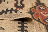 Kilim Style Hand Woven Jute Rug