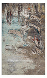 Modern Style Hand Knotted Wool Viscose Carpet