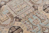 Peshawar Transitional Afghan Woollen Hand Knotted Carpet