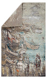 Modern Style Hand Knotted Wool Viscose Carpet