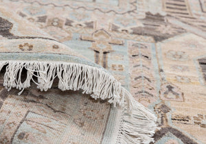 Peshawar Transitional Afghan Woollen Hand Knotted Carpet