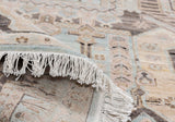 Peshawar Transitional Afghan Woollen Hand Knotted Carpet