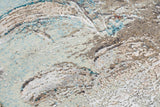 Modern Style Hand Knotted Wool Viscose Carpet