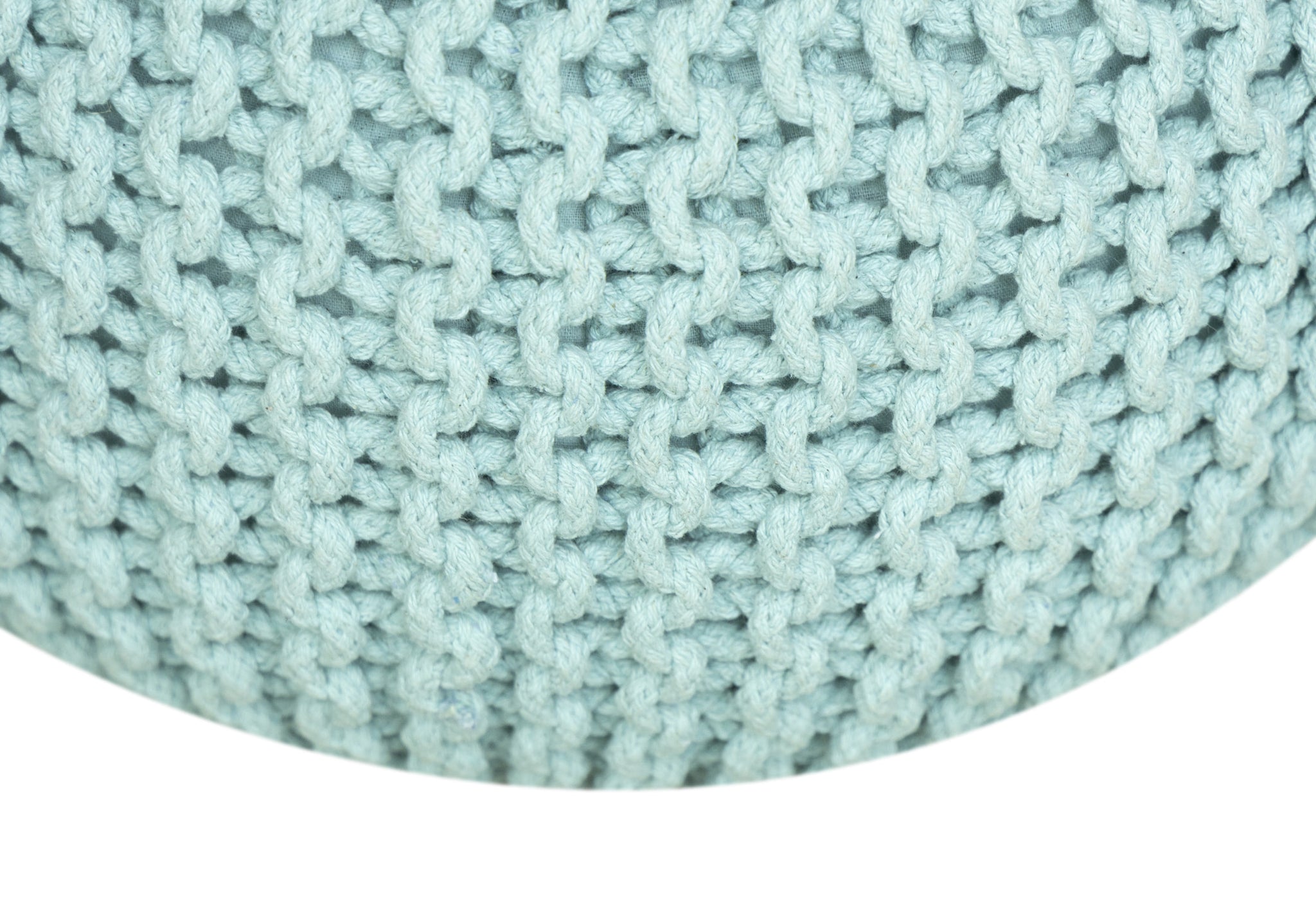 Cotton Bean Bag Pouf
