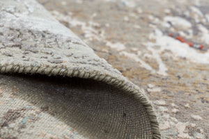 Modern Style Hand Knotted Wool Viscose Carpet