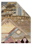 Modern Style Hand Knotted Wool Viscose Carpet