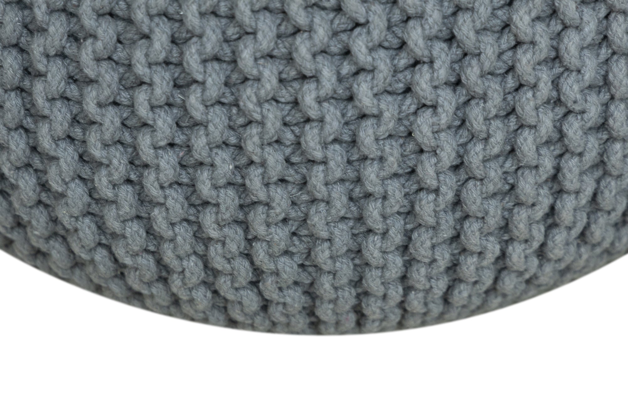 Cotton Bean Bag Pouf