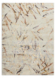Modern Style Hand Knotted Wool Viscose Carpet