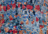 Modern Style Hand Knotted Wool Viscose Carpet