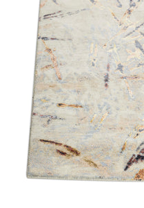 Modern Style Hand Knotted Wool Viscose Carpet
