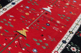 Modern Style Flat Woven Wool Rug