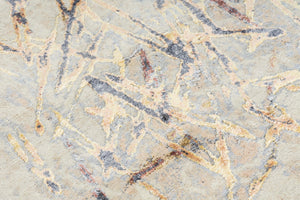 Modern Style Hand Knotted Wool Viscose Carpet