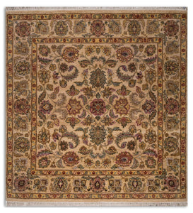 Hand Knotted Woollen Traditional Design Carpet
