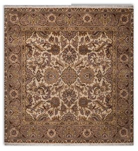 Hand Knotted Woollen Traditional Design Carpet