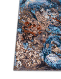 Modern Style Hand Knotted Wool Viscose Carpet