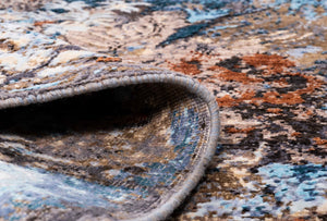 Modern Style Hand Knotted Wool Viscose Carpet