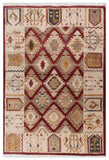Hand Knotted Tribal Design Carpet