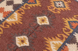 Kilim Style Hand Woven Jute Rug