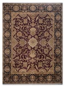 Hand Knotted Woollen Traditional Design Carpet