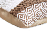 BOHO STYLE COTTON  MULTICOLOR HAND WOVEN CUSHION
