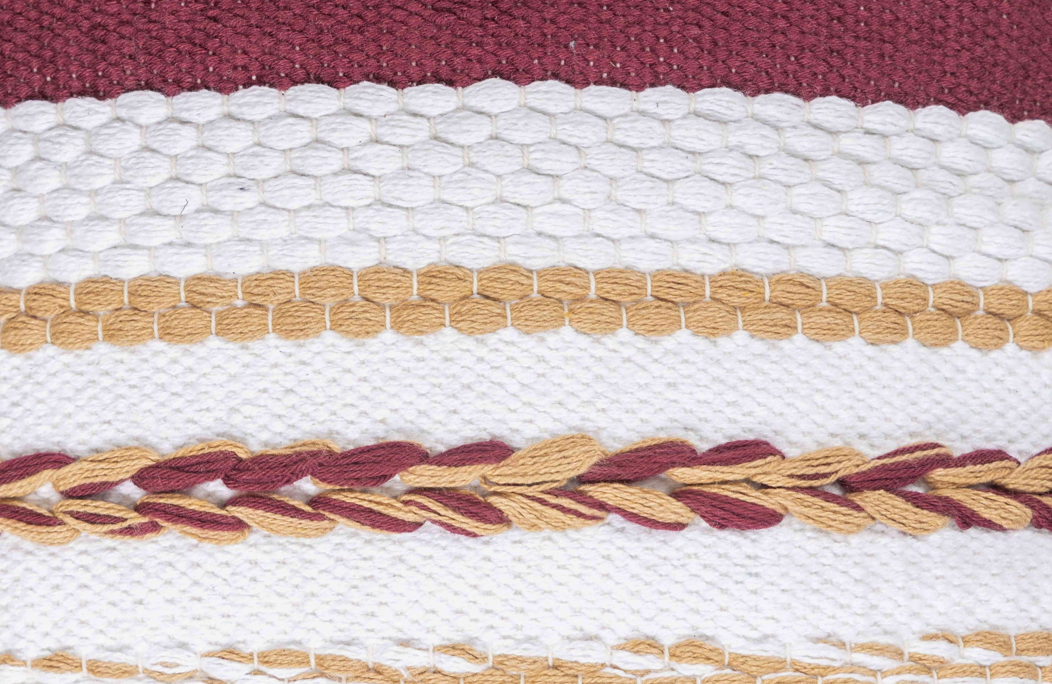 BOHO STYLE COTTON MULTICOLOR HAND WOVEN CUSHION