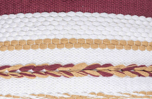 BOHO STYLE COTTON MULTICOLOR HAND WOVEN CUSHION