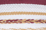 BOHO STYLE COTTON MULTICOLOR HAND WOVEN CUSHION