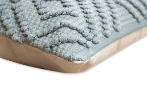 BOHO STYLE COTTON GRAY HAND WOVEN CUSHION