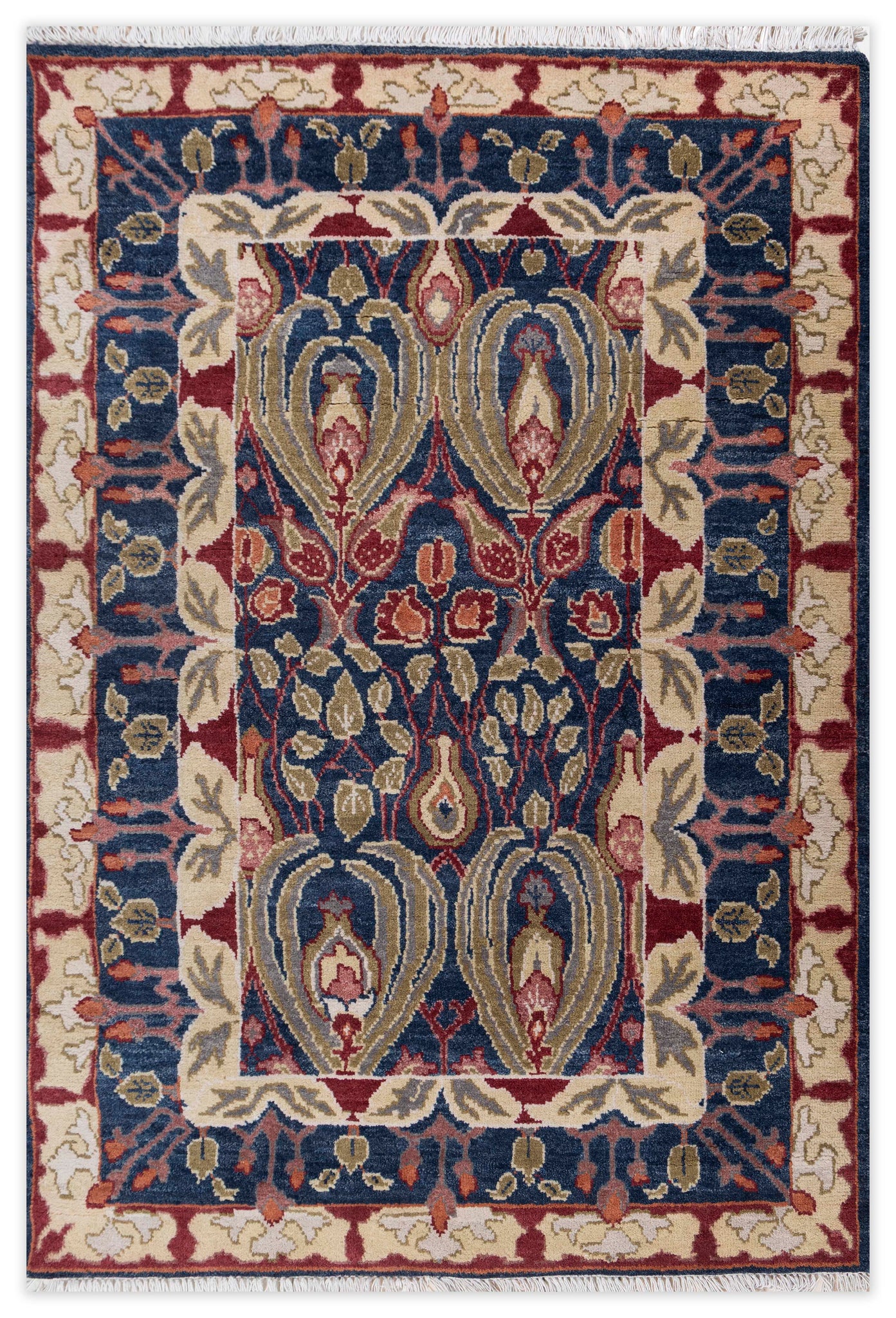 Hand Knotted Tribal Design Carpet